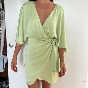 Ramy Brook Green Mini Dress